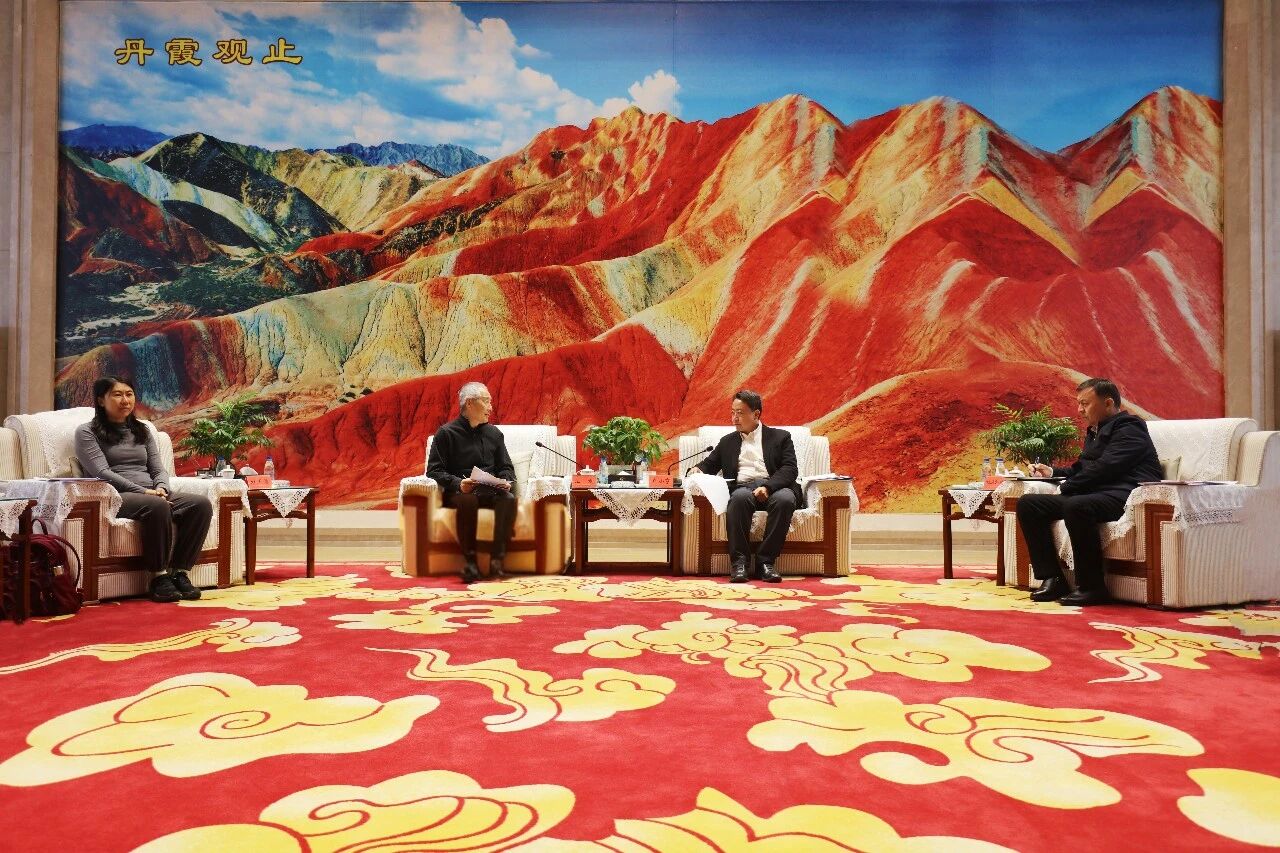 华大集团来张掖市考察 汪建杜玉涛带队..